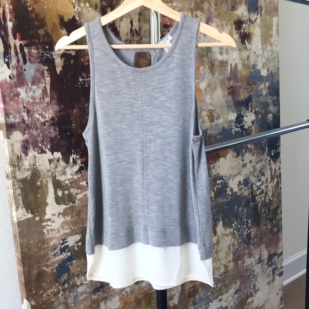 J.Crew Layered Tunic Tank